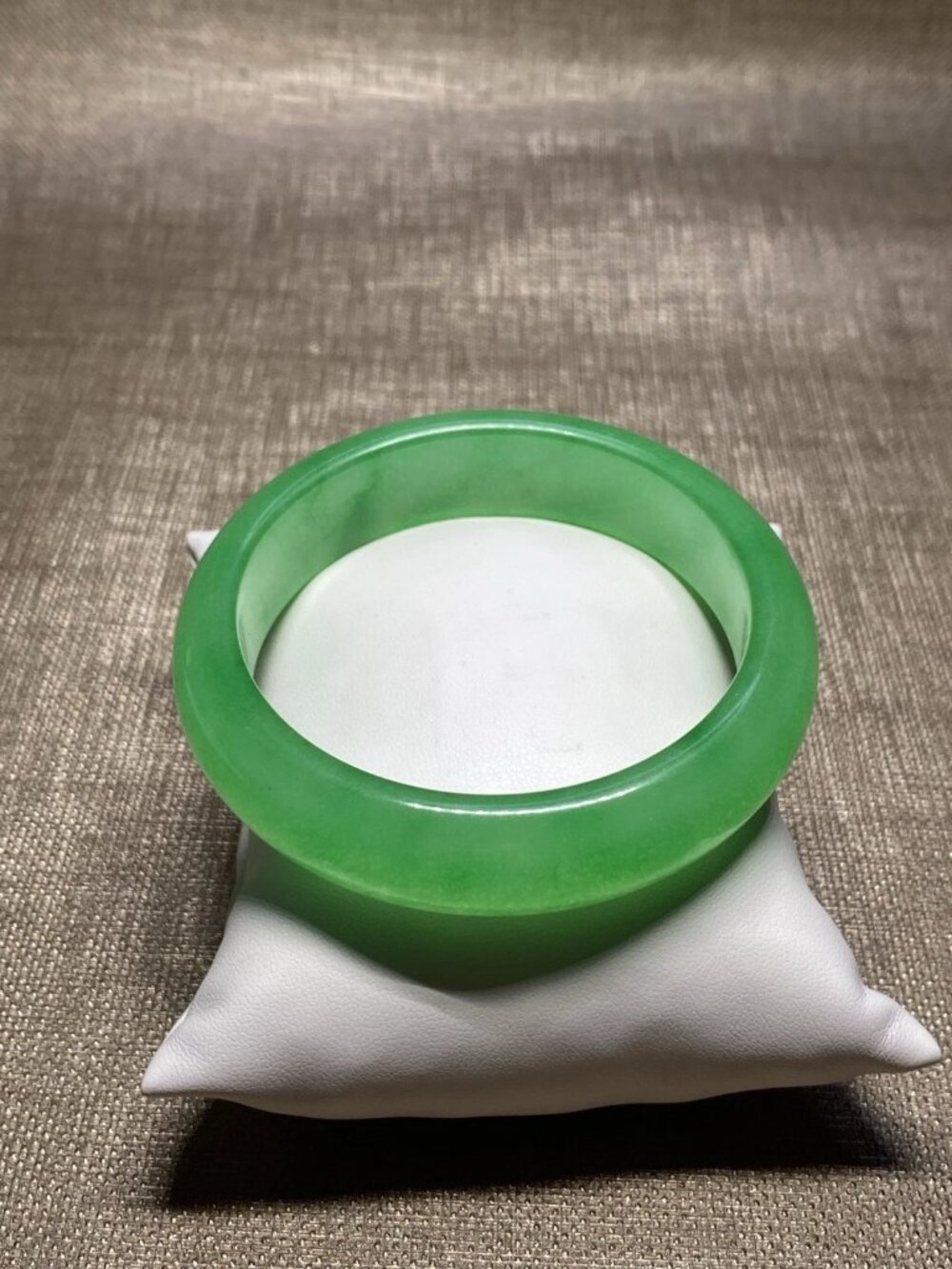 Natural Grade A Jadeite Jade Green Bangle 57mm 57.5g Certified NTJC